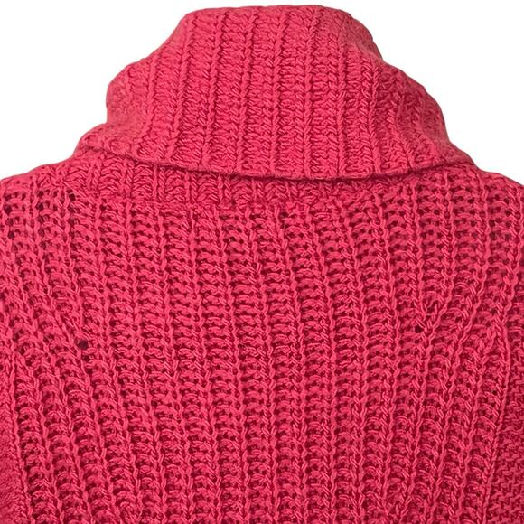 Banana Republic Turtleneck Sweater S Italian Yarn Merino Wool Alpaca Blend Pink - Picture 4 of 6